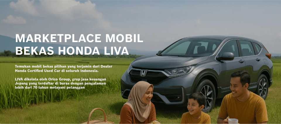 Banner Marketplace Mobil Bekas Honda Liva